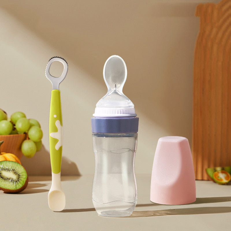 Silicone Baby Squeeze Spoon