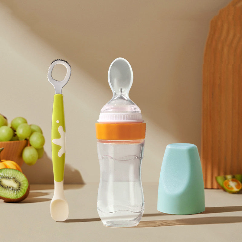 Silicone Baby Squeeze Spoon