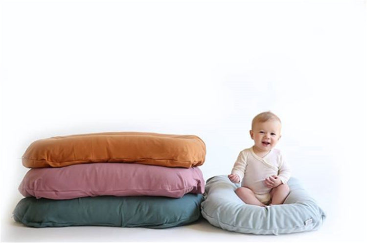 Portable baby sleep cotton nest – soft newborn lounger bed for safe and cozy rest