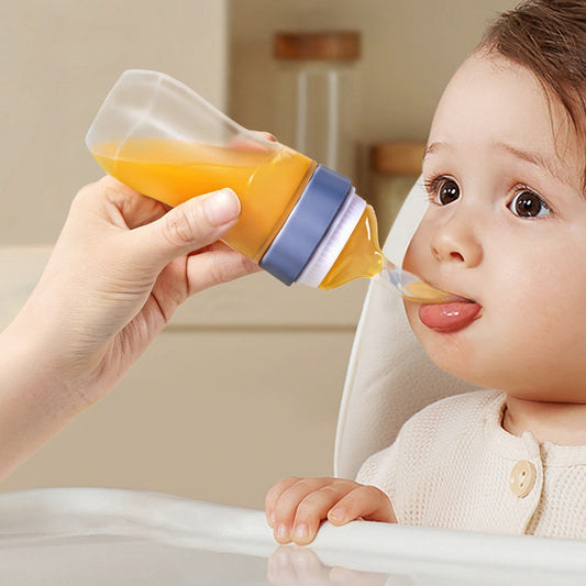 Silicone Baby Squeeze Spoon